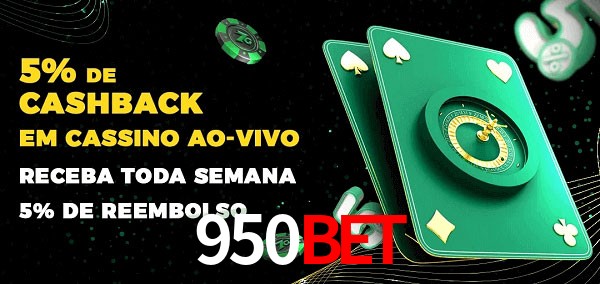 Promoções do cassino ao Vivo 950bet